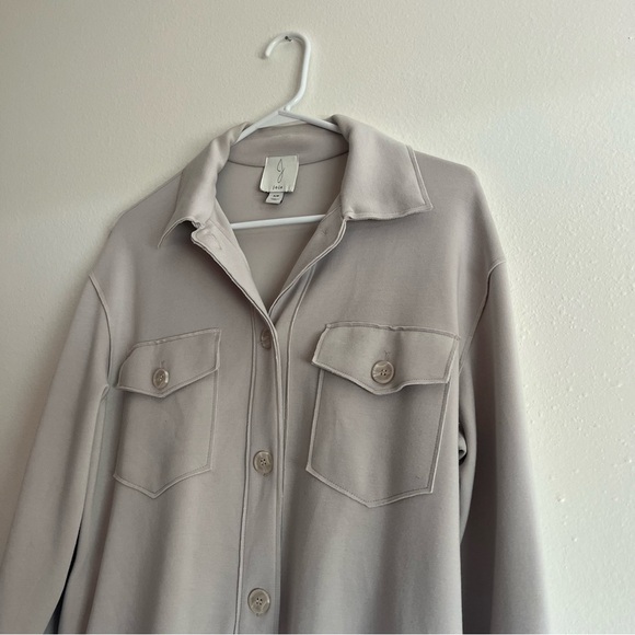 Joie Off White / Gray Women's Shacket Size Small Heavy Dri Fit Material - Picture 1 of 9